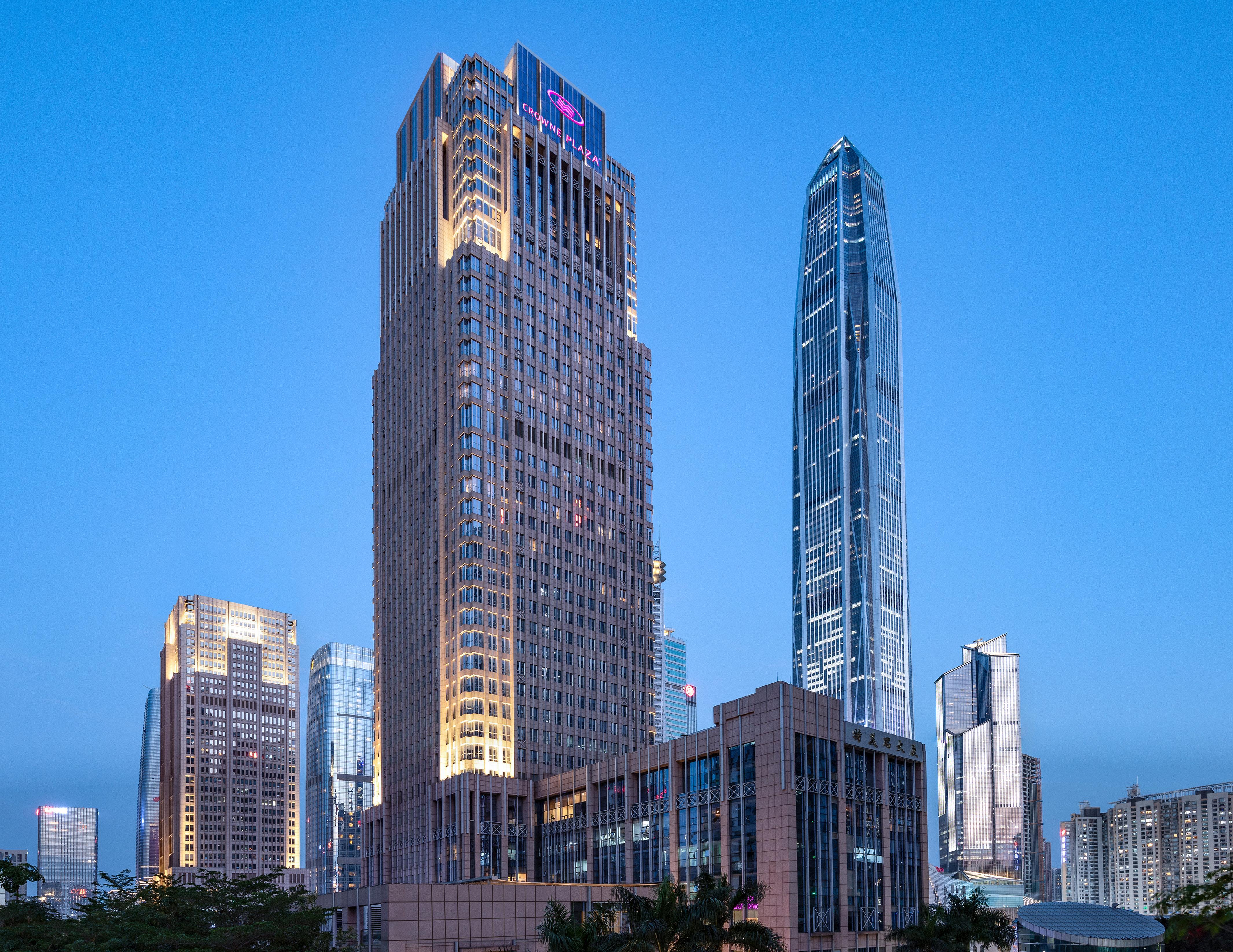 Crowne Plaza Shenzhen Futian, Near To Shenzhen Convention&Exhibition Centre, Shenzhen Stock Exchange And Shenzhen Civic Center, Outdoor Heated Pool Hotel Exterior photo